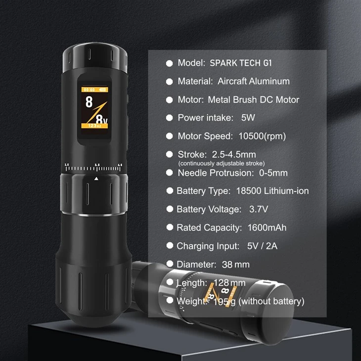 Adjustable Stroke Large Color Screen Tattoo Pen suppliers
