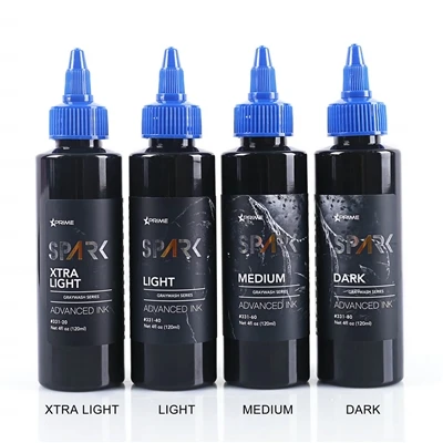 Organski 4oz 120ml siva šminka crna tinta za tetovažu