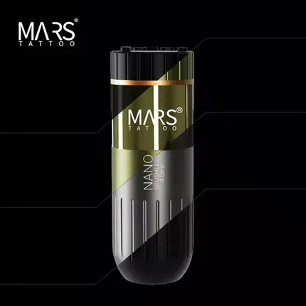 Mars Kratka baterija Profesionalna olovka za bežičnu tetovažu s raspoloživim iglama za karoserije za umjetnost tijela