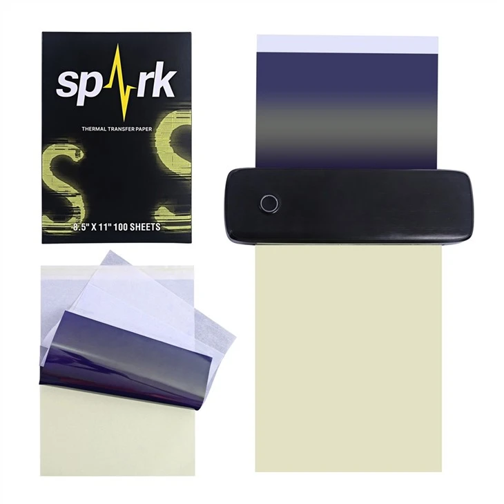 Novi papir za prijenos šablone Spark Tattoo