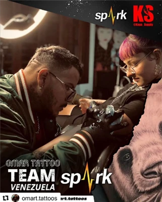 Spark Cartridges sponzor tattoo umjetnika