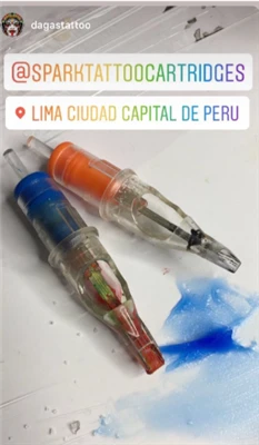 Dagas tetovaža iz Perua uvijek rade zajedno s #sparkcartridges