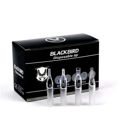 50pcs sterilizirani za jednokratni prozirni mitraljez za tetovažu