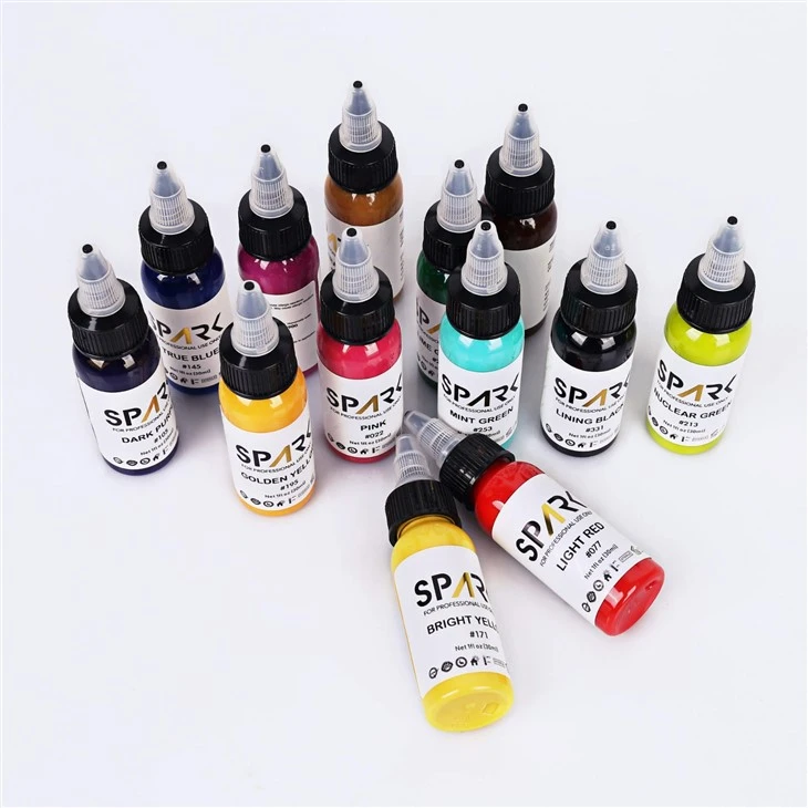 Premium Organic Tattoo Ink For Permanent Long-Lasting Fast Coloring High Quality Micro Pigment factory