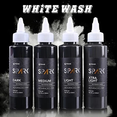 Spark Professional 4oz Organski svijetli i dugačak - Trajna tinta za tetovažu za tetoviranje za tetoviranje