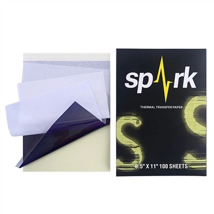 Novi dolazak Papir za šablone za tetovaže Spark Tattoo Termalni papir za prijenos šablona Papir za fotokopirni aparat za stroj za prijenos tetovaža