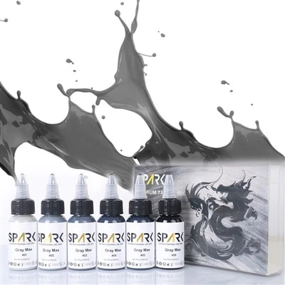 Profesionalni prilagođeni trajni šminkanje tinte kit iskra siva 30ml/1oz tetovaža umjetnika organske tetovaže tinta