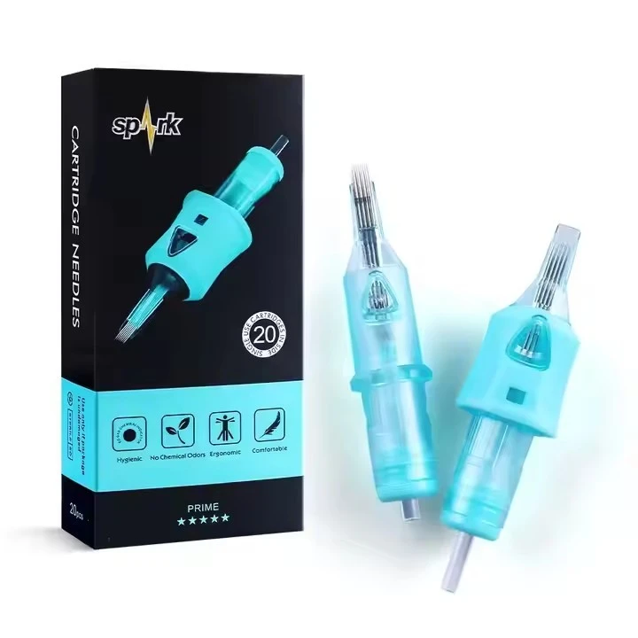 Spark Safe Convenient 316 Stainless Steel Size M1 Premium Sterile Disposable Tattoo Cartridge Needle For Body Art Tattooing