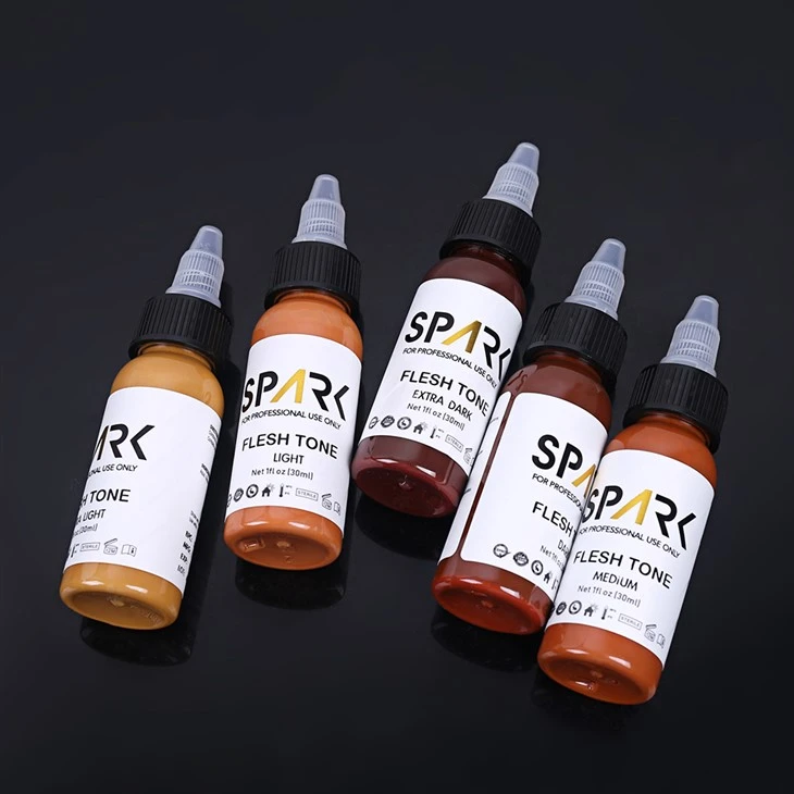 Spark Tattoo Ink Cost Color Set 1oz 5 komada za prekrivanje za miješanje kozmetičkih tetovaža Beauty & Personal Care proizvod
