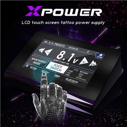 Digitalni LCD Tattoo XPower Supply Rotacijski stroj za tetoviranje Olovka zavojnice Machine XPower Tattoo Supply
