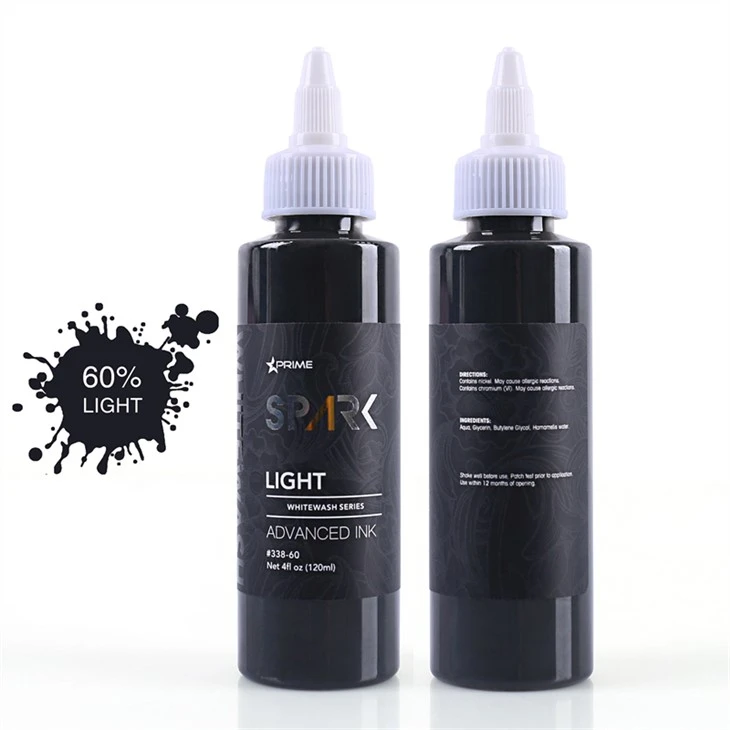 Cruelty-free set tinte za tetoviranje Vegan White Wash Set Spark tattoo ink