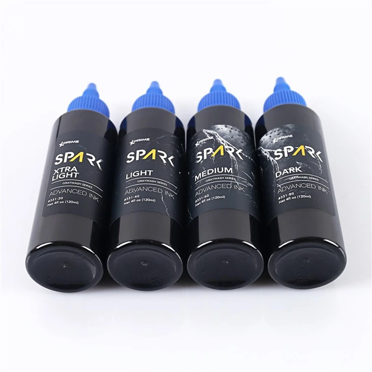Grey Wash Spark Visokokvalitetna tinta za tetoviranje Profesionalni set tinte za tetoviranje