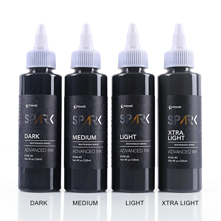 Tinta za tetoviranje bez olova White Wash Set Spark tinta za tetoviranje