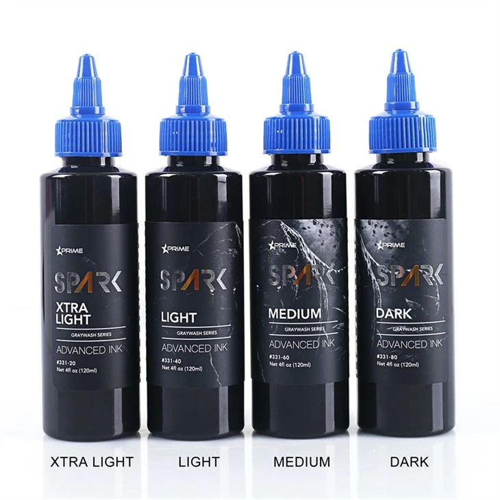 Pigmenti Tinta za tetoviranje Graywash Veganska tinta za tetoviranje Tinta za tetoviranje 4OZ