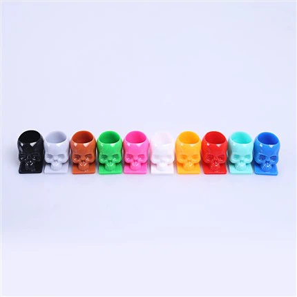 11mm*13mm 200kom/vrećica Jednokratna plastična čašica za tintu za tetoviranje za čašicu za tintu za tetovažu lubanje