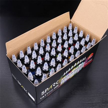 50 kompleta boja Premium Spark Tattoo Ink Set tinte za tetoviranje