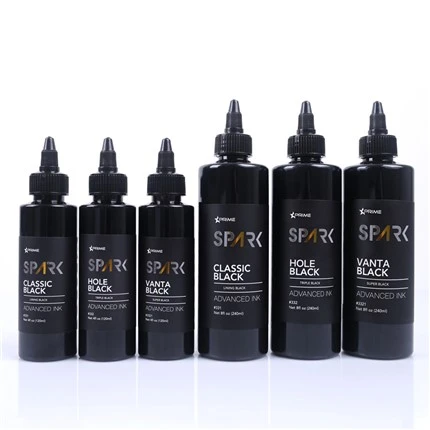 8OZ Black Ink Series Hole Black Triple Black Spark Tinta za tetoviranje Bezolovna tinta za tetoviranje