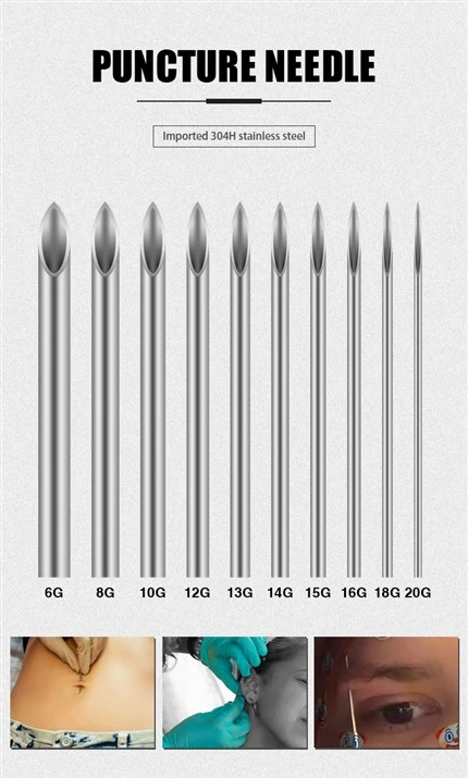Jednokratne igle za piercing Sterilizirane igle za piercing