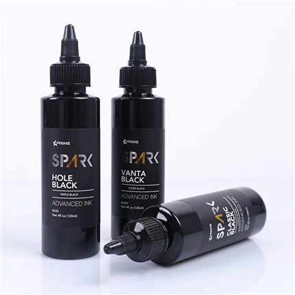 Hole Black 4OZ Triple Black Ink Series Spark Tinta za tetoviranje Tinta za tetoviranje Black Light