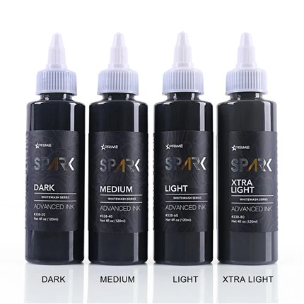 Tinta za tetoviranje bez olova White Wash Set Spark tinta za tetoviranje