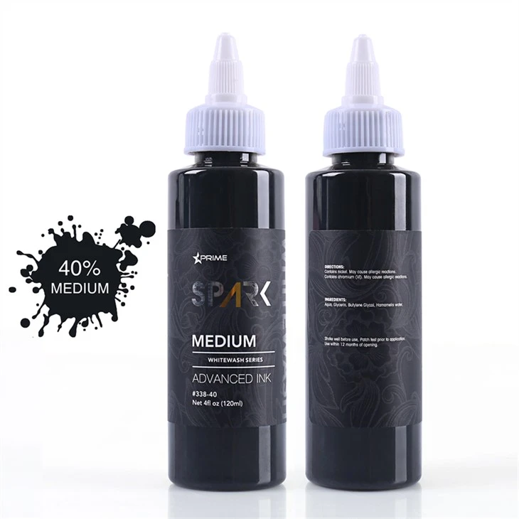 Set tinte za tetoviranje Vegan Tattoo Ink White Wash Set Spark Tattoo Ink
