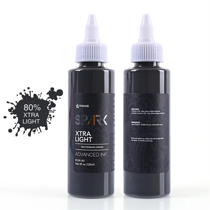 Tattoo Ink Spark Originalni set tinti za tetoviranje Vegan White Wash Set Spark tinte za tetoviranje