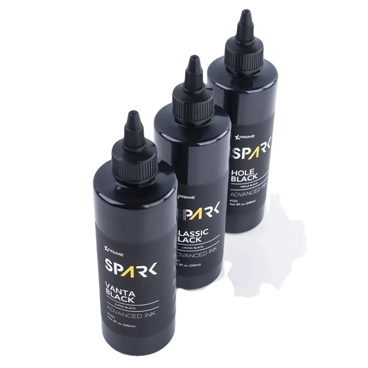 Vanta Black 8OZ 4OZ Super Black Ink Series Spark Tattoo Ink Set profesionalnih tinti za tetoviranje